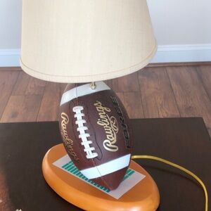 Vintage football lamp